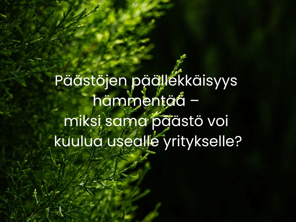 Päästöjen päällekkäisyys